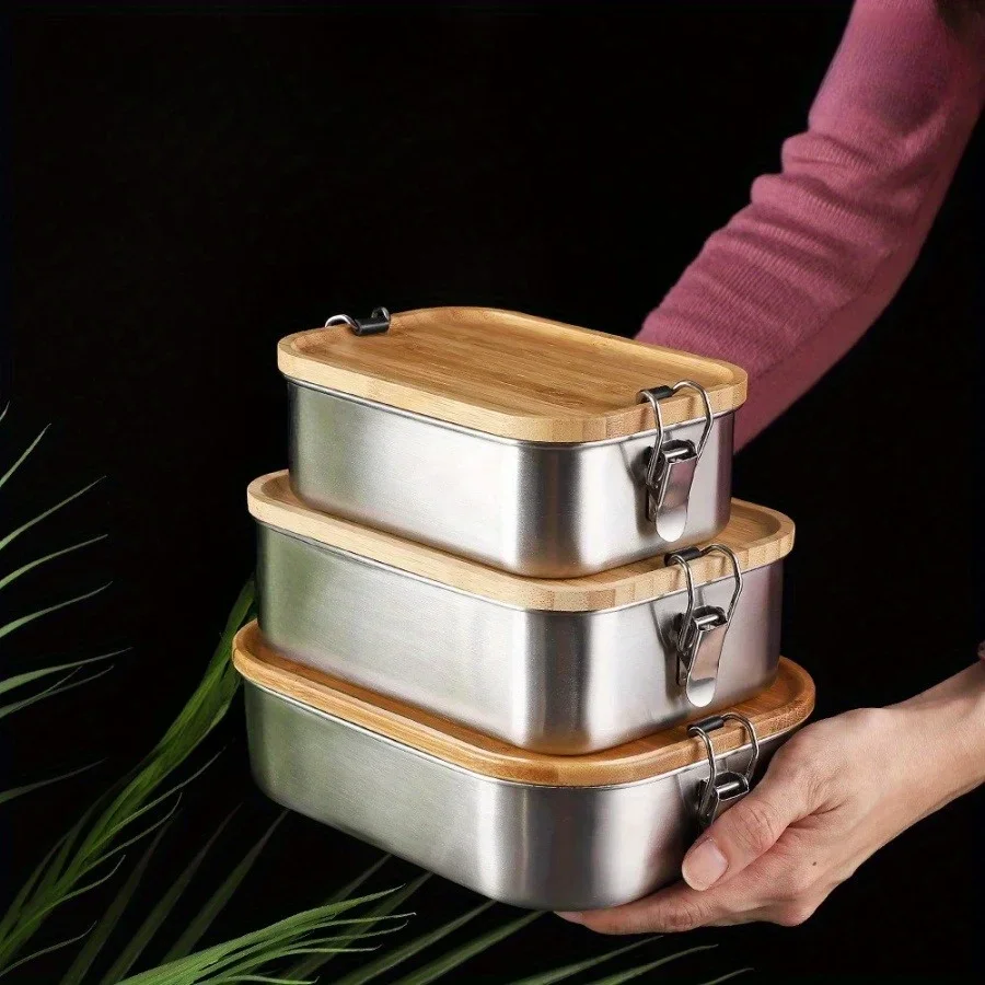Food Storage Oven Safe - Nueva Lonchera de Acero Inoxidable 304