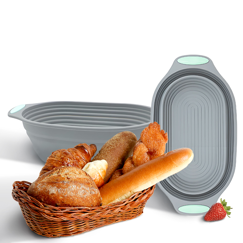 Food Storage With Dividers - Cesta de Fermentación de Pan Plegable