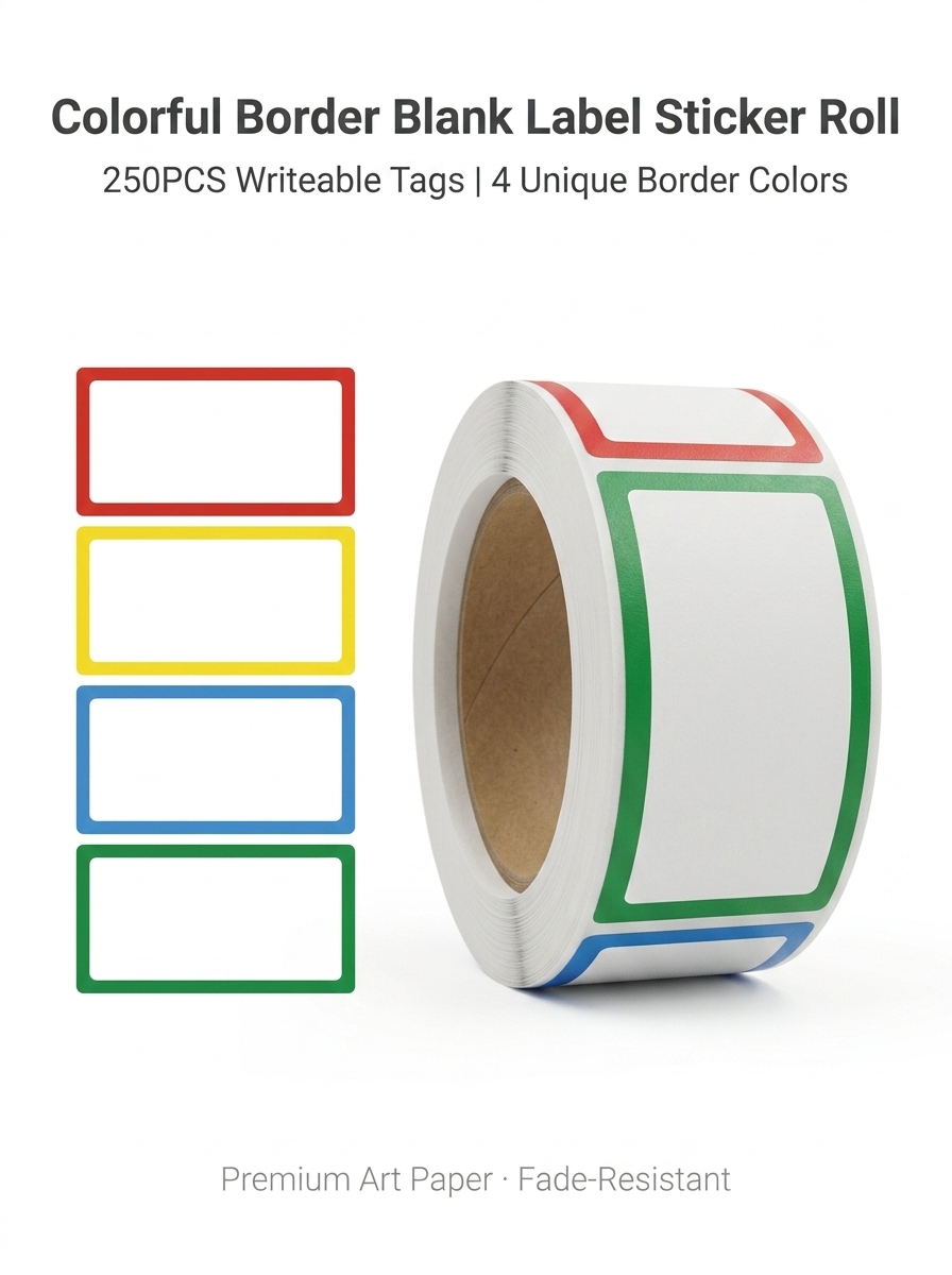 Food Storage Labels - 250 uds/rollo de pegatinas clasificadas para