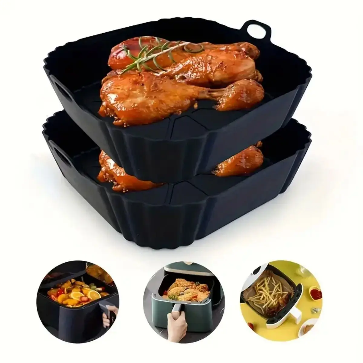 Olla de silicona reutilizable  - Food Storage With Dividers reseña y precio