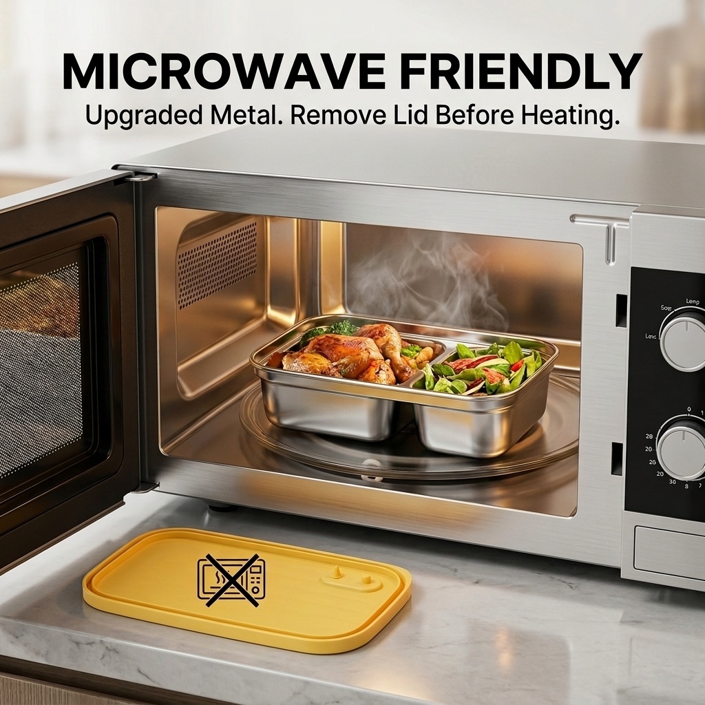 Lonchera de Acero Inoxidable 3 - Food Storage Oven Safe reseña y precio