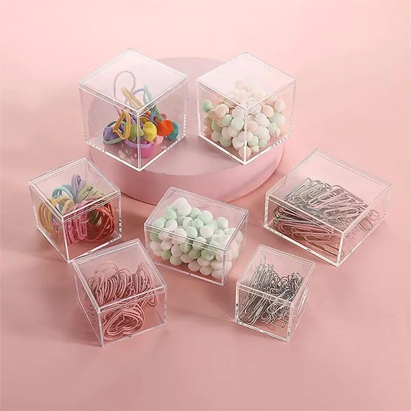 Cajas acrílicas transparentes  - Food Storage With Dividers reseña y precio