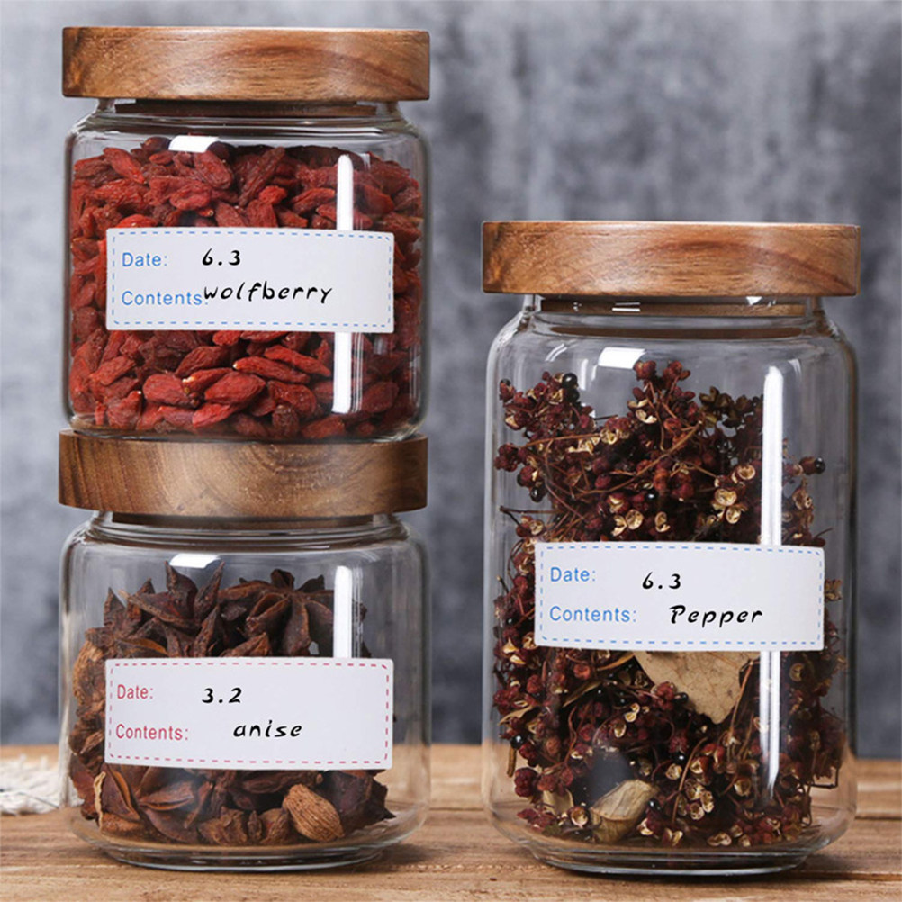2 rollos de etiquetas adhesiva - Food Storage Labels reseña y precio