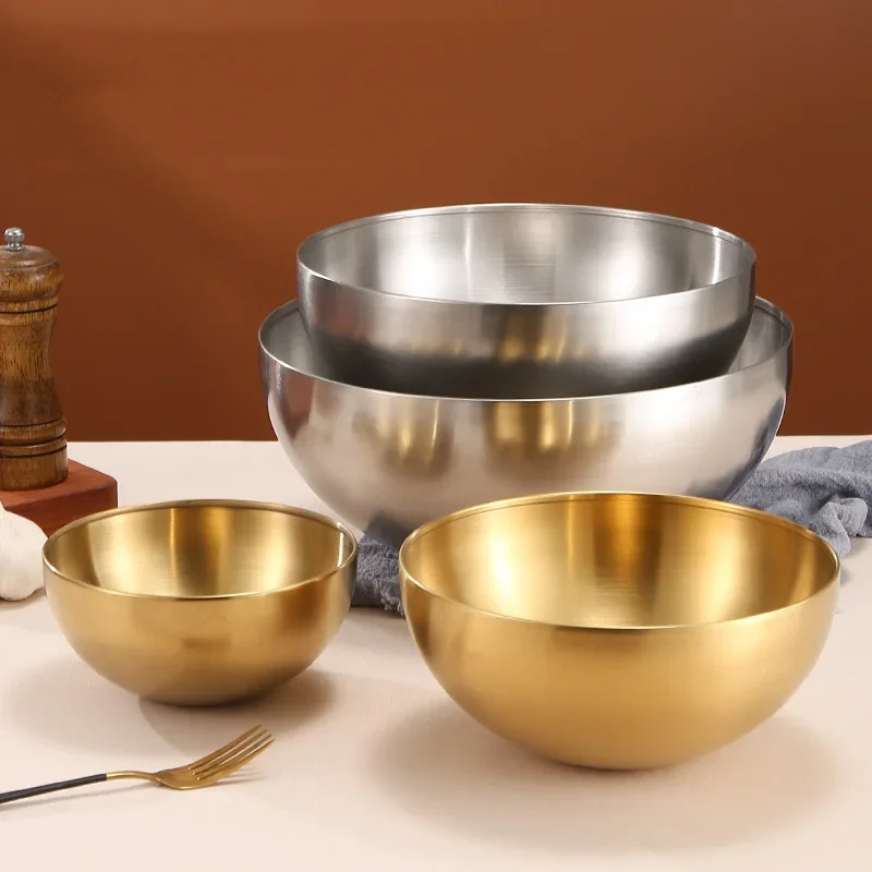 Cuencos gruesos de acero inoxi - Food Storage Meals reseña y precio